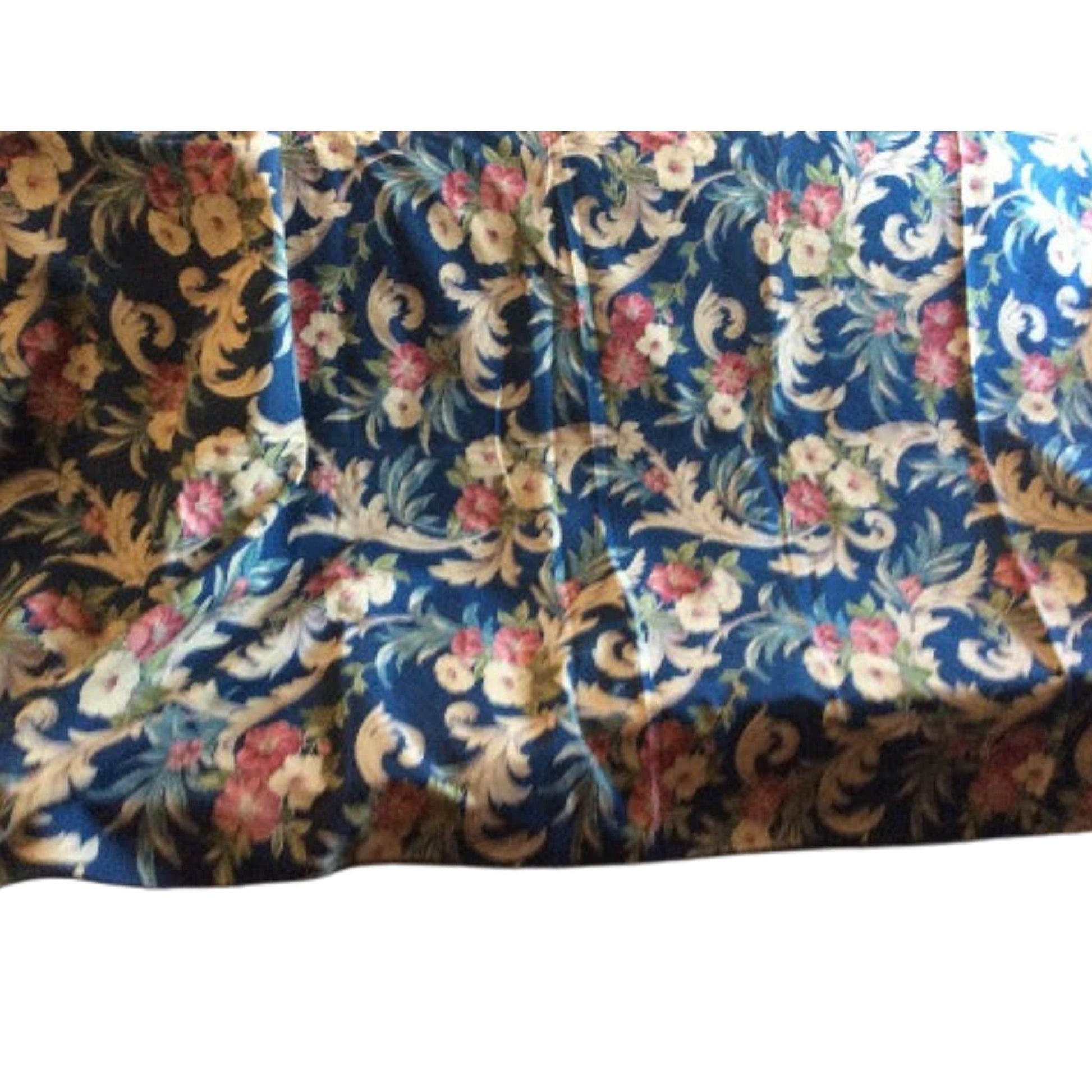 Floral Barkcloth Fabric