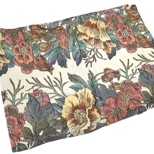 Floral Border Fabric Sample