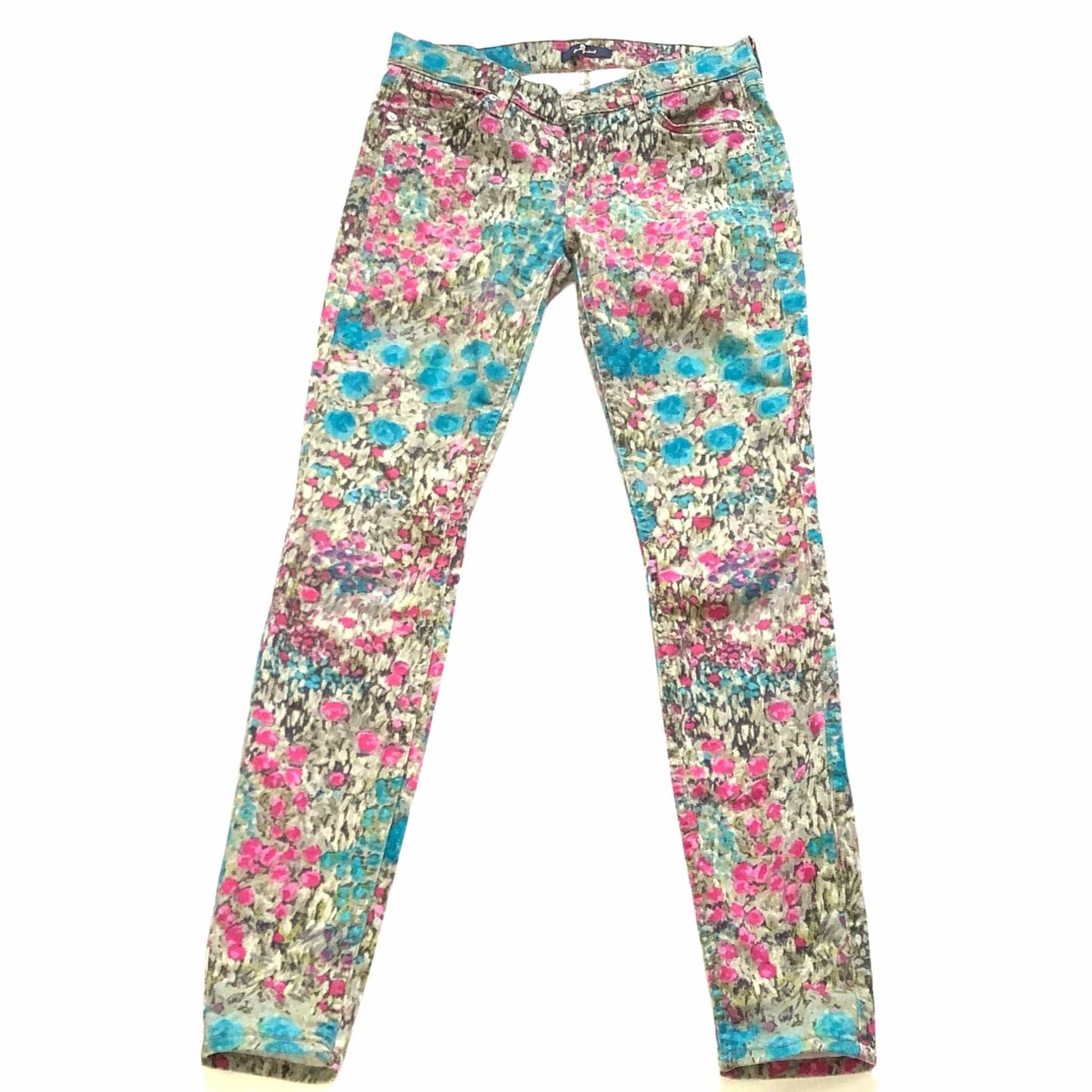 Floral Low Rise Jeans