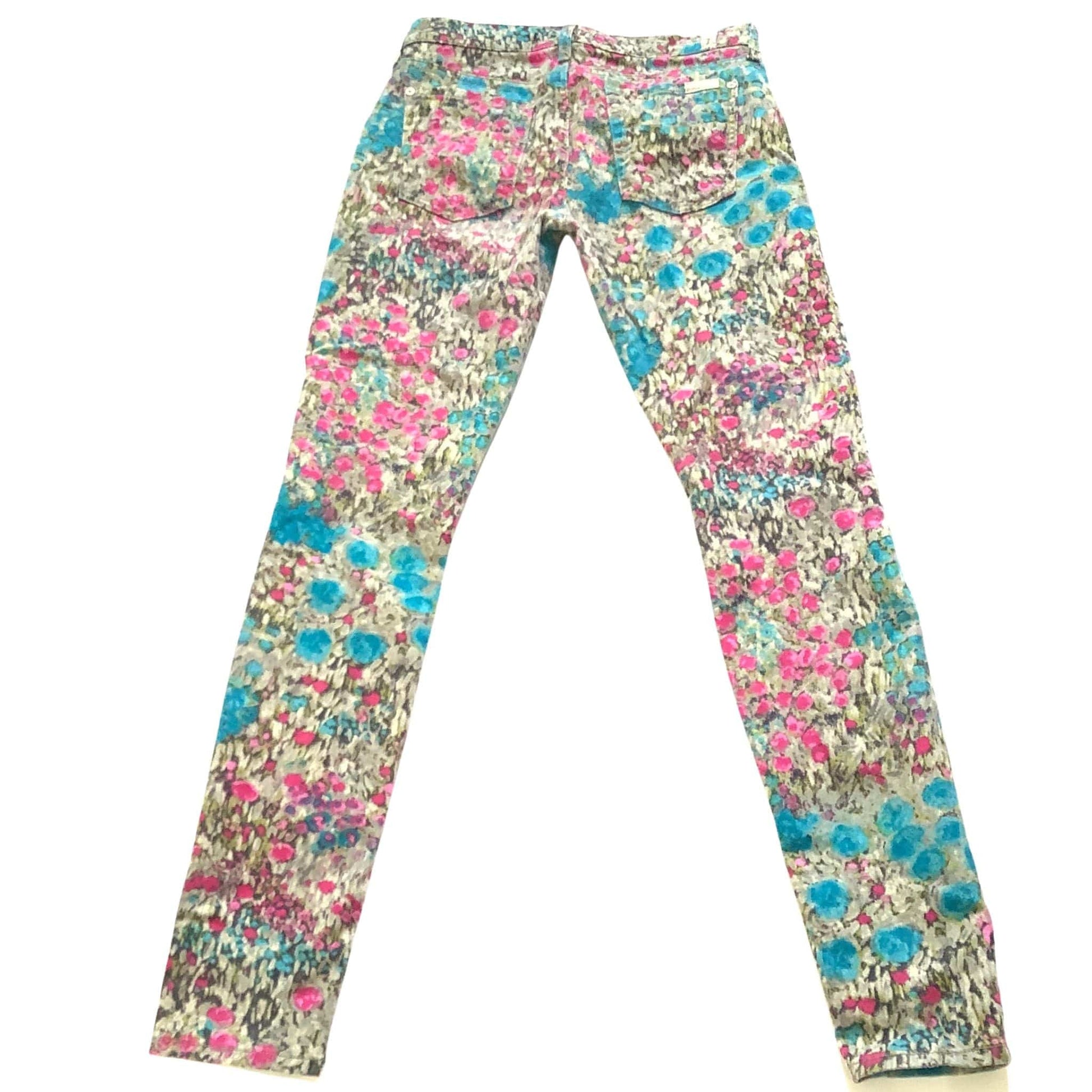 Floral Low Rise Jeans