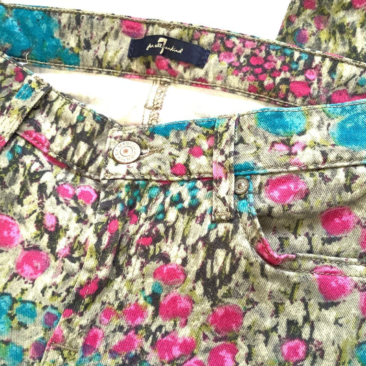 Floral Low Rise Jeans