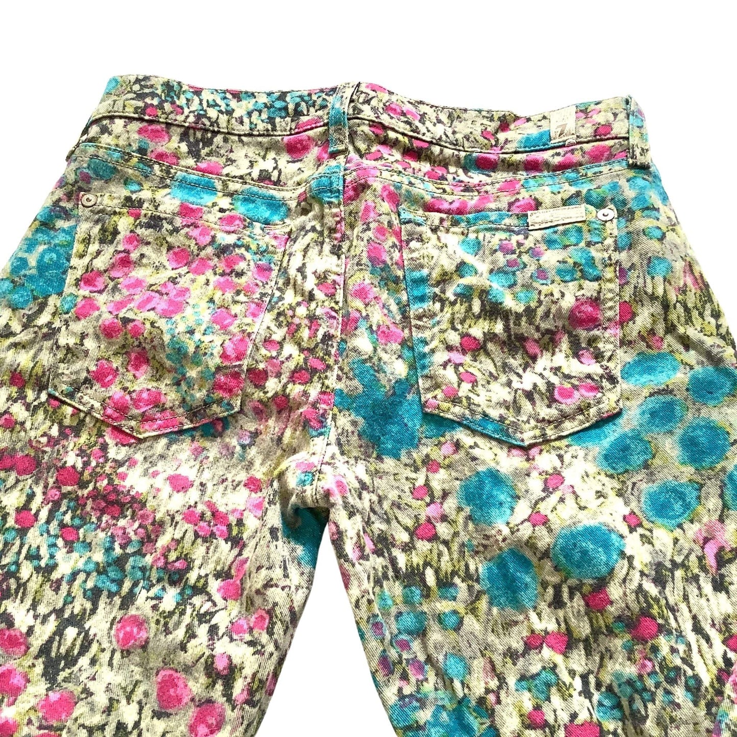 Floral Low Rise Jeans