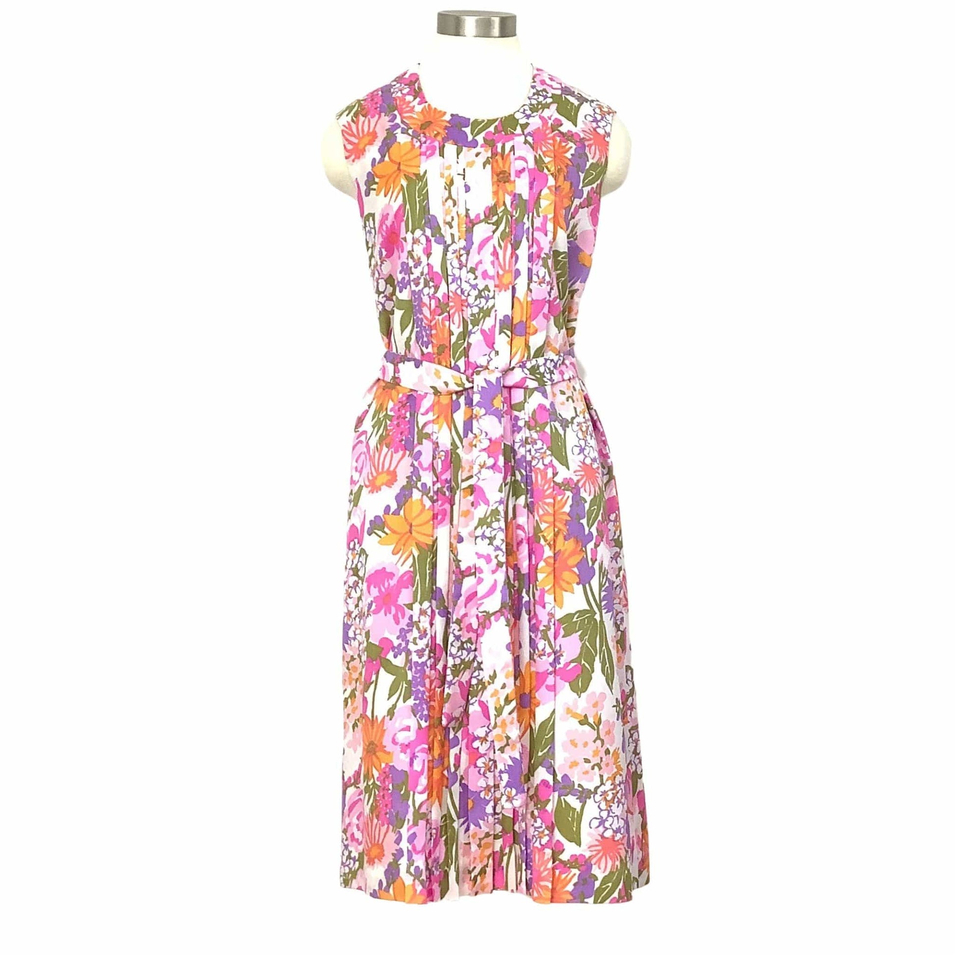 Vintage '90s Sleeveless Floral Summer Dress US Size W-M Vintage '90s Sleeveless Floral Summer Dress US Size W-M