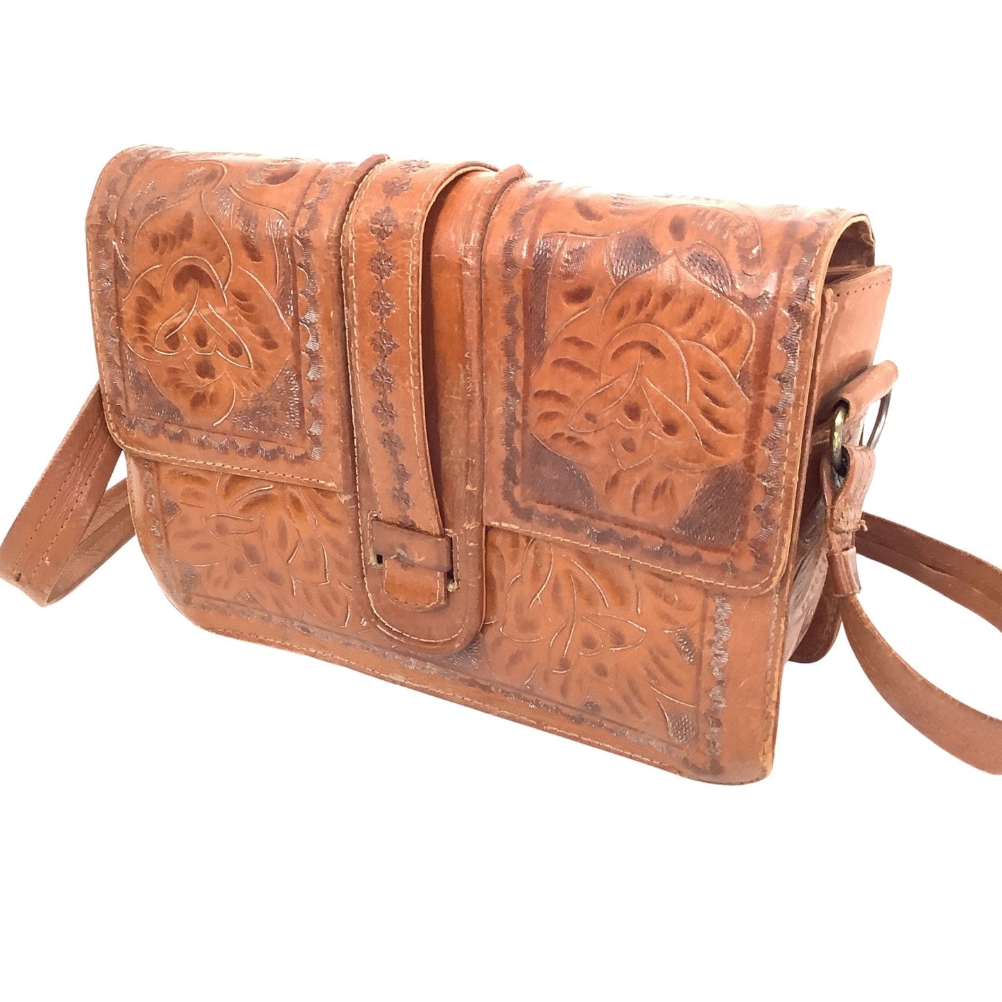 Flores Tooled Handbag