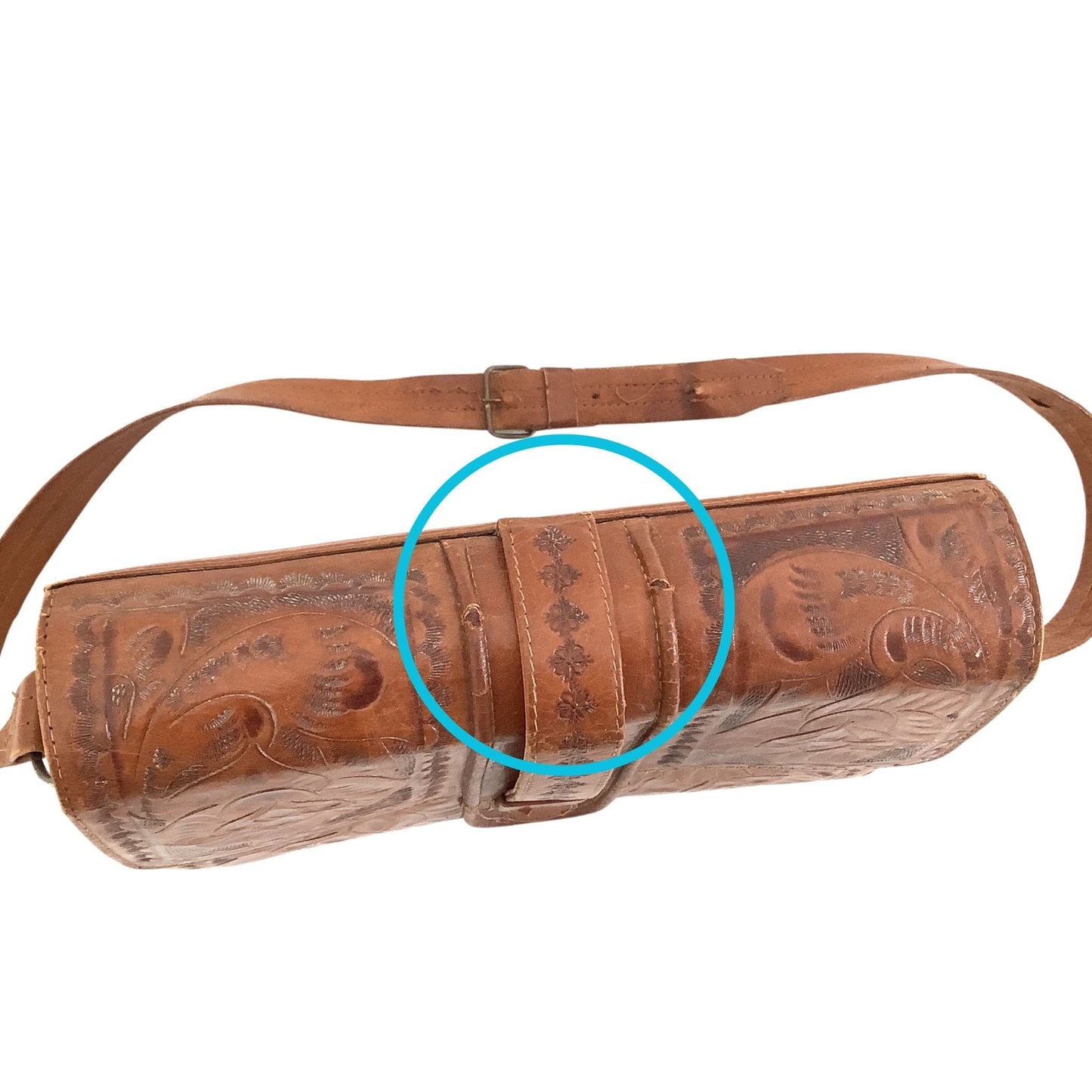 Flores Tooled Handbag