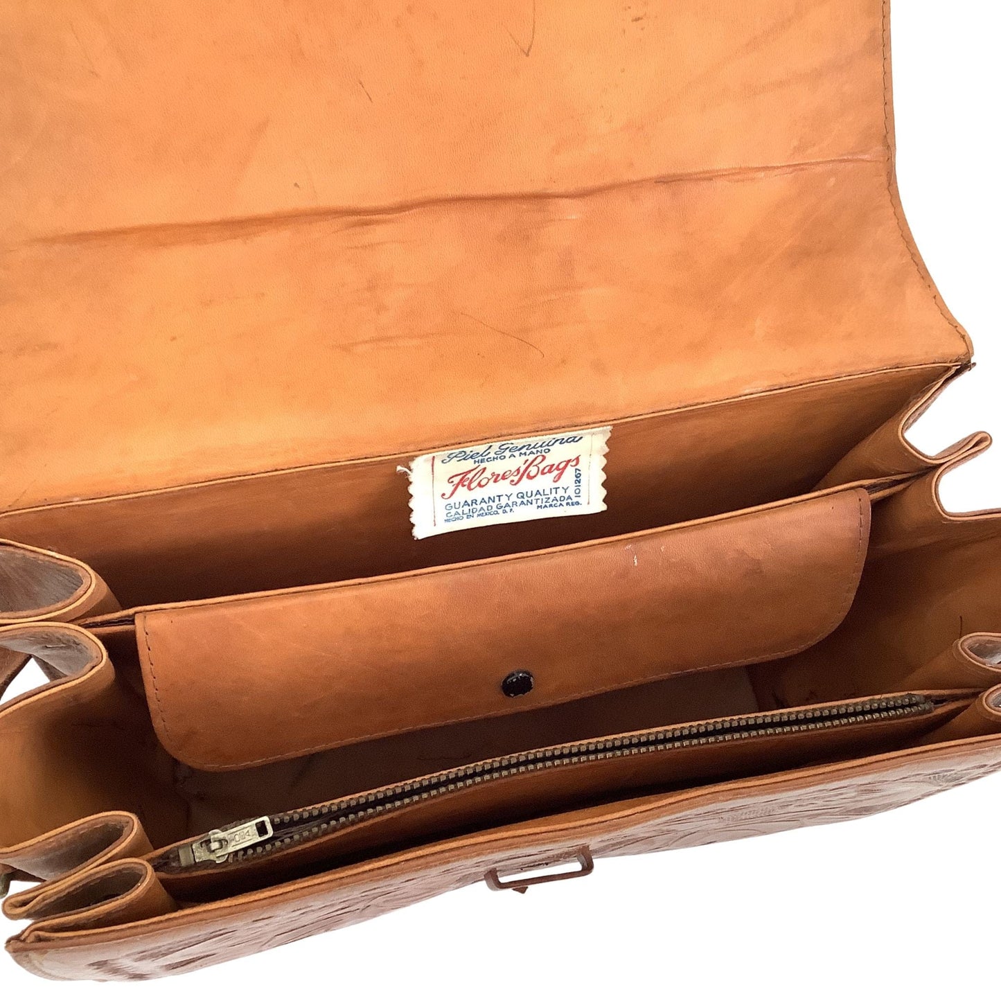 Flores Tooled Handbag