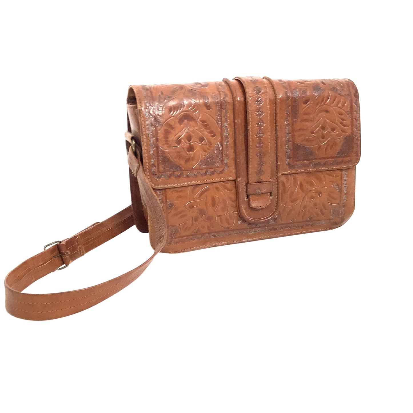 Flores Tooled Handbag