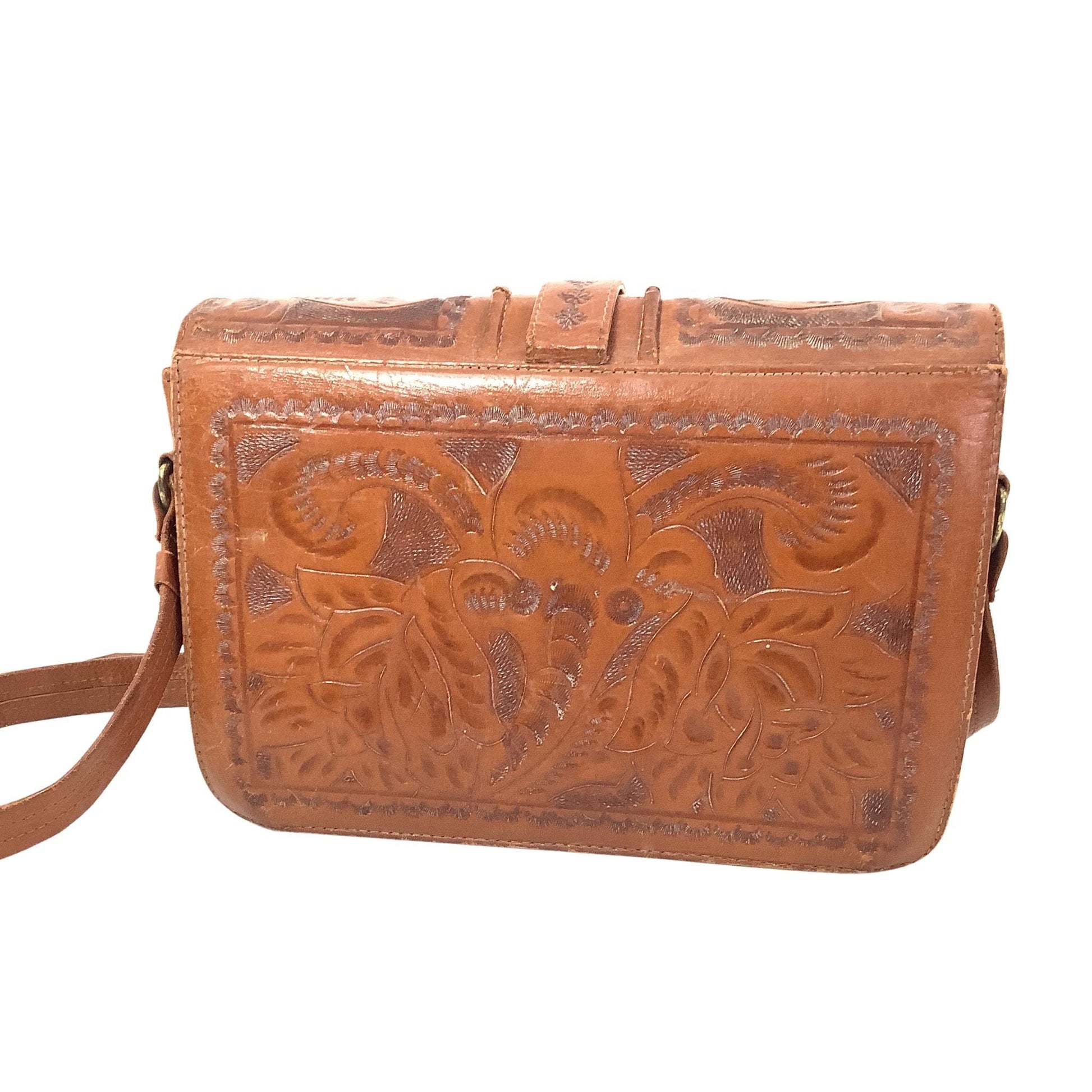 Flores Tooled Handbag