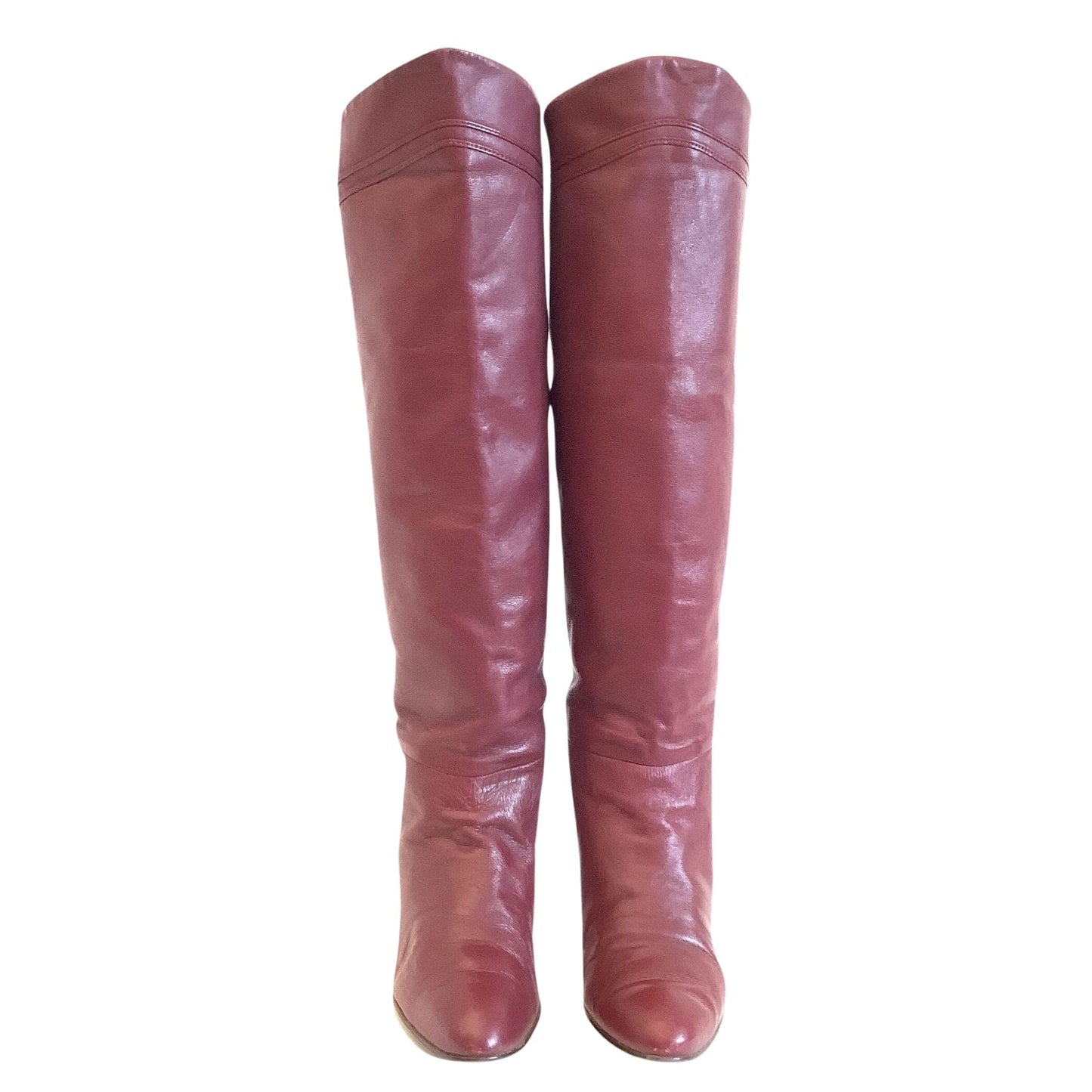 Fold Top Heeled Boots