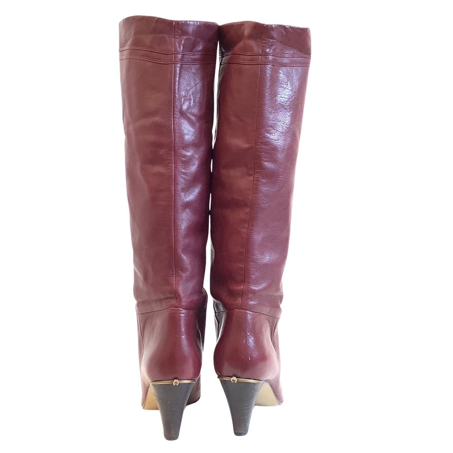 Fold Top Heeled Boots
