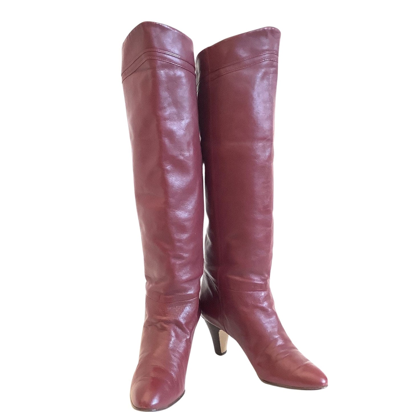 Fold Top Heeled Boots