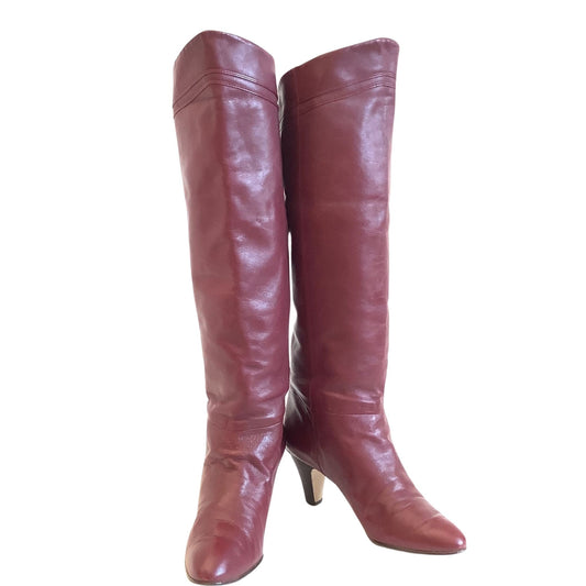 Fold Top Heeled Boots
