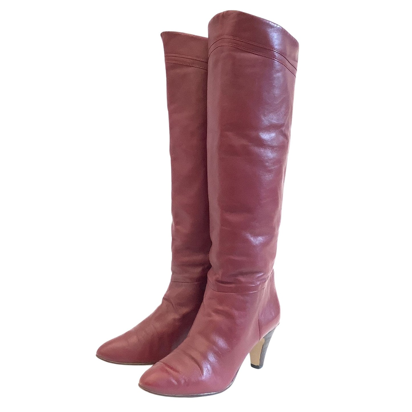 Fold Top Heeled Boots
