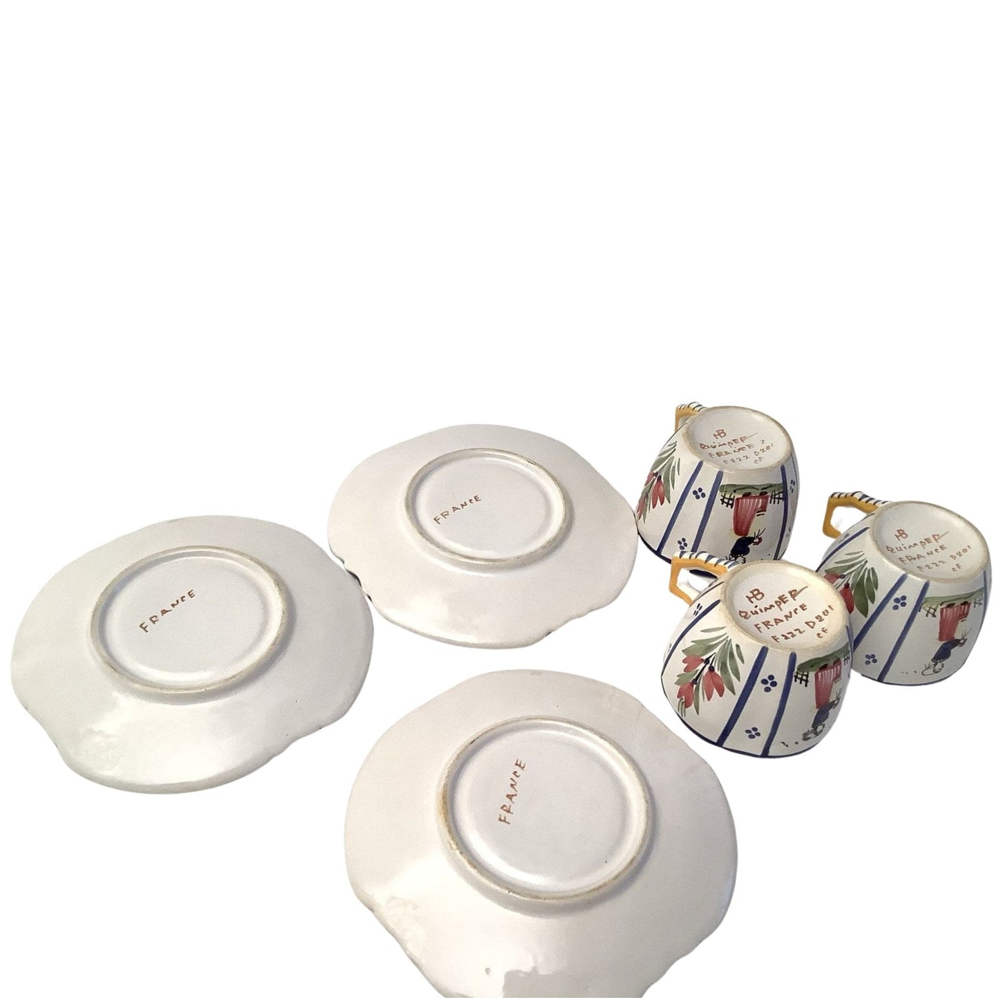 French Quimper Cups