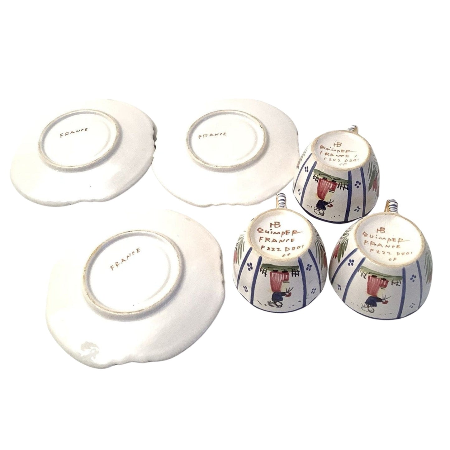 French Quimper Cups