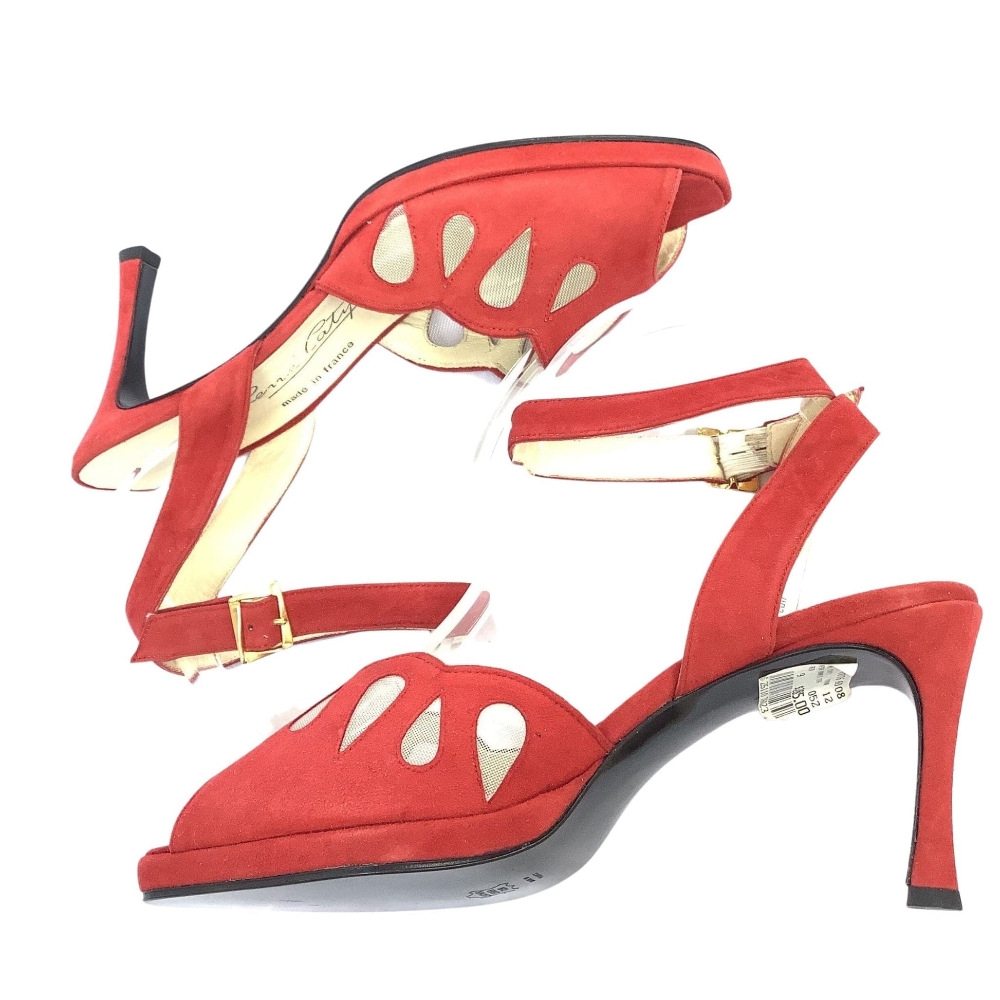 French Red Strappy Heels – Classy Mod LLC