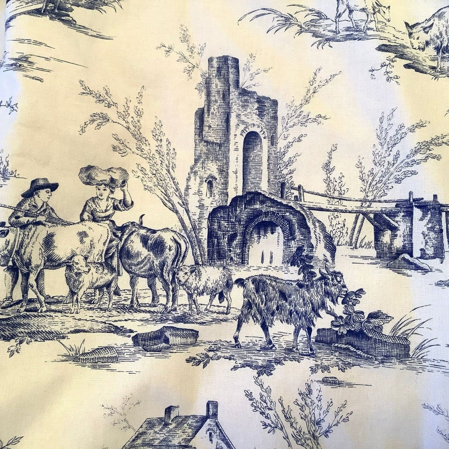 French Toile Curtain