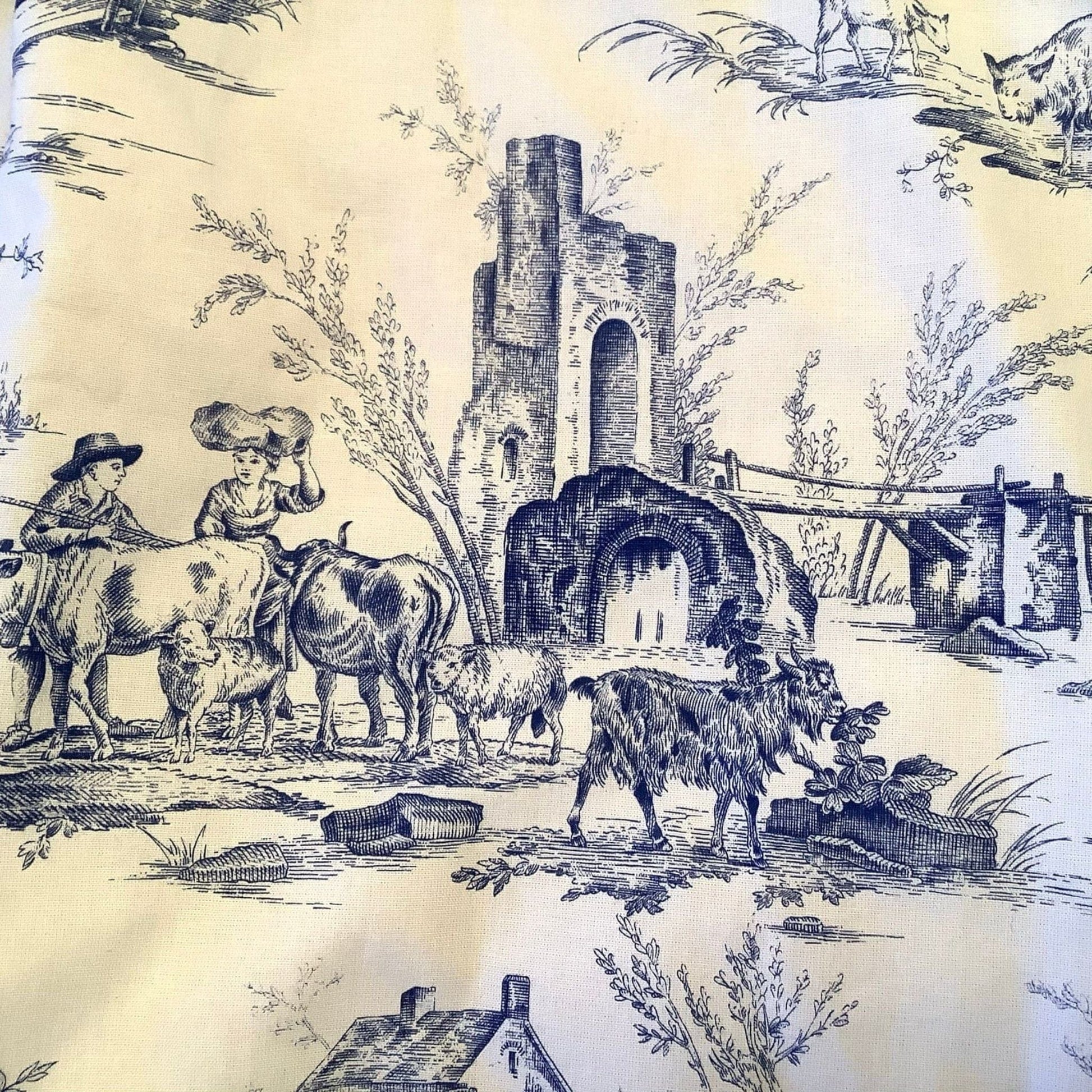 French Toile Curtain
