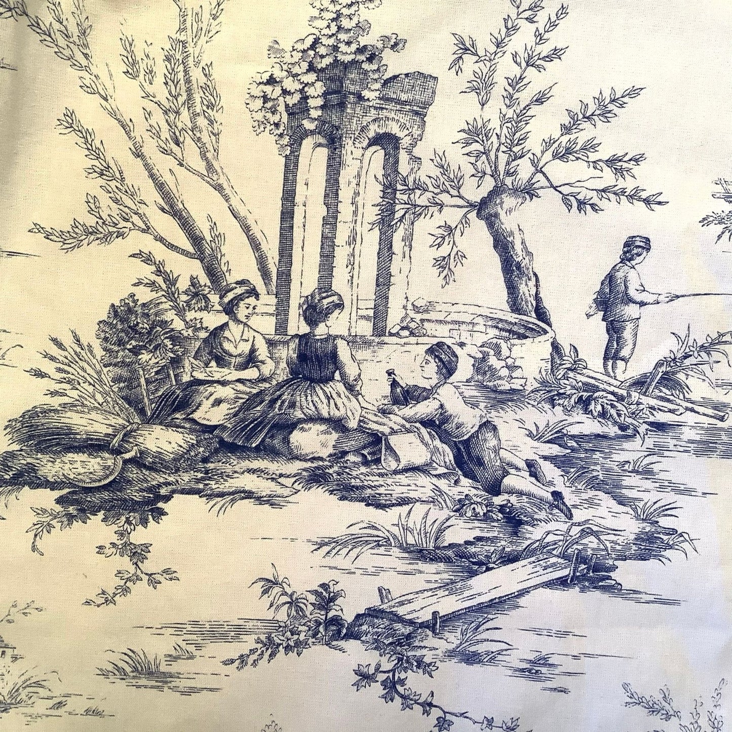 French Toile Curtain