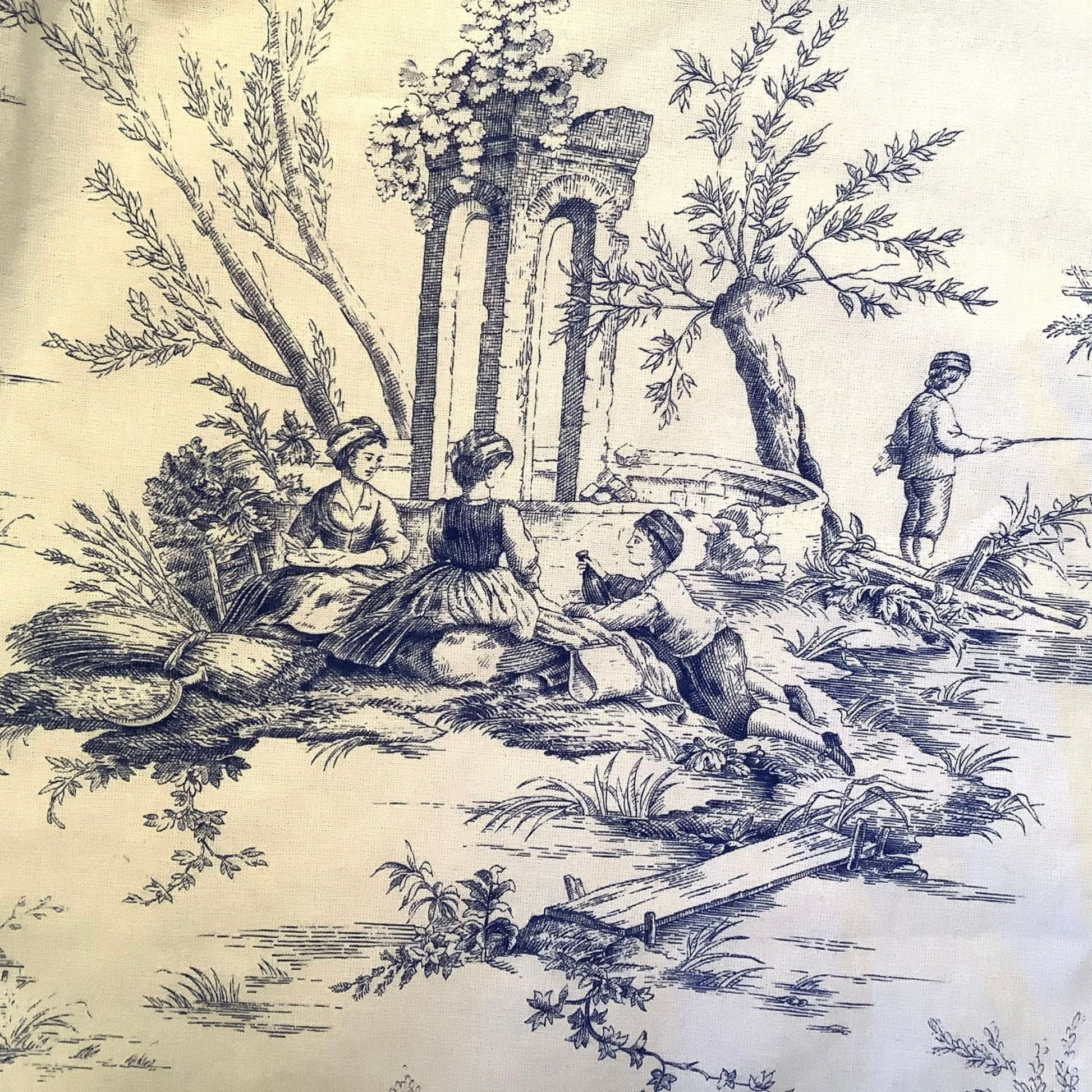 French Toile Curtain