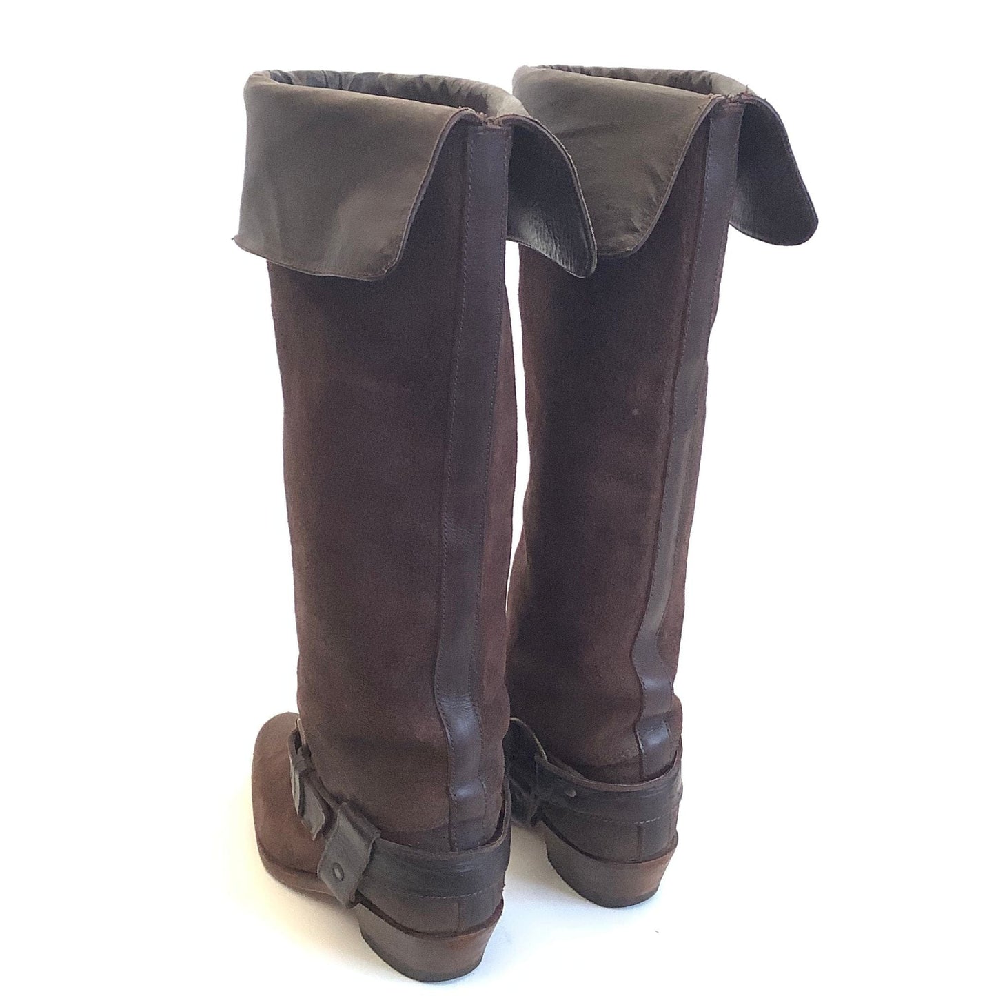Frye Over The Knee Boots 7 / Brown / Vintage 1990s