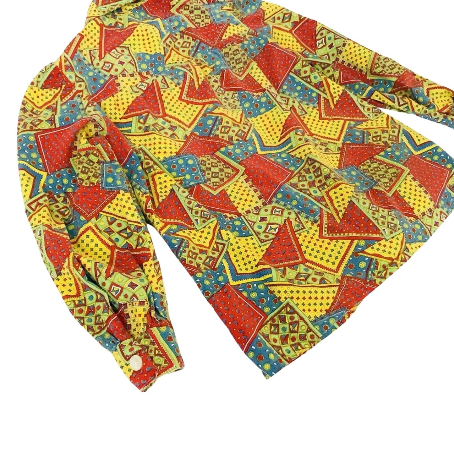 Vintage 1930s Funky Patchwork Top - Collectible Women's Blouse
