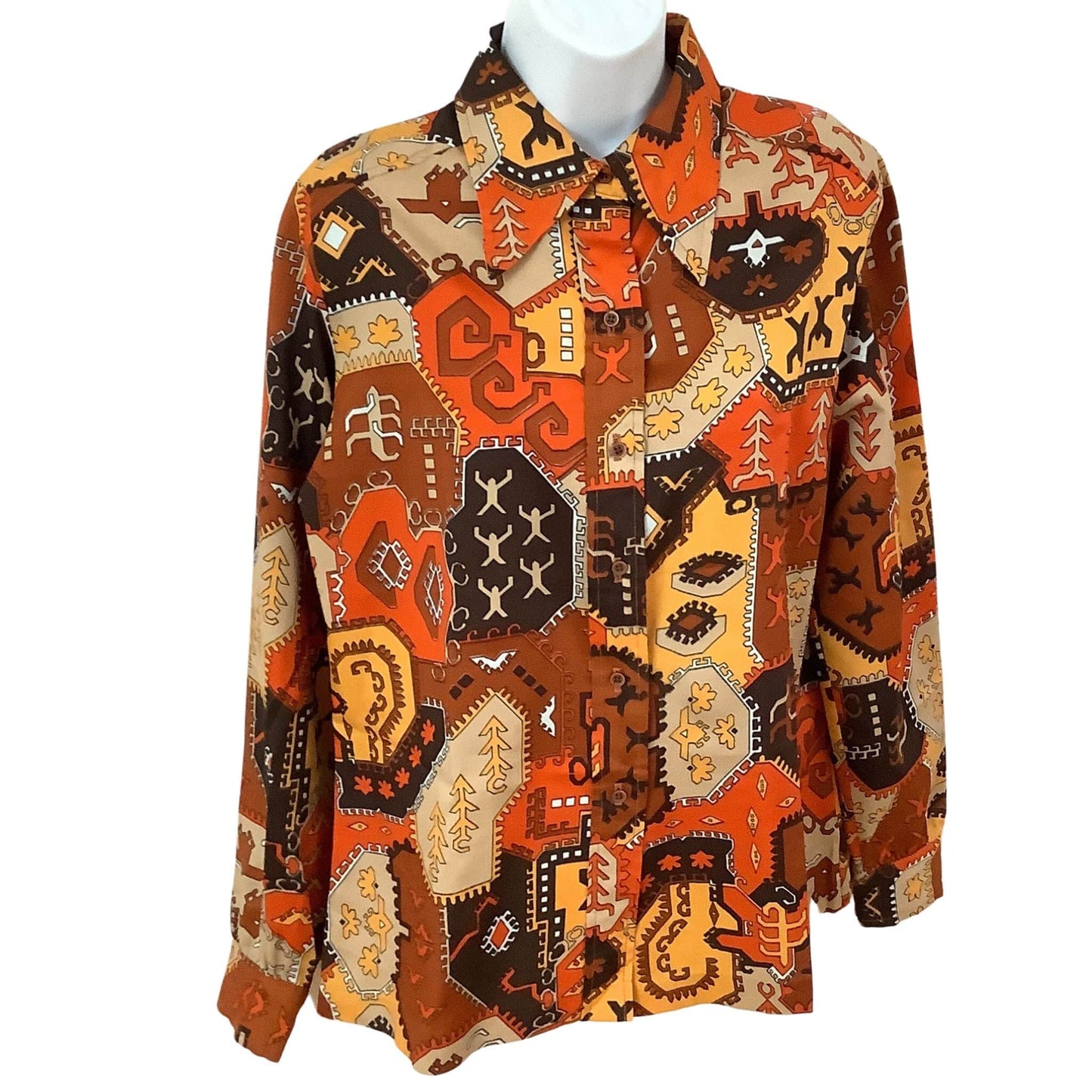 Funky Vintage 1950s Shirt - Rockabilly Western Style