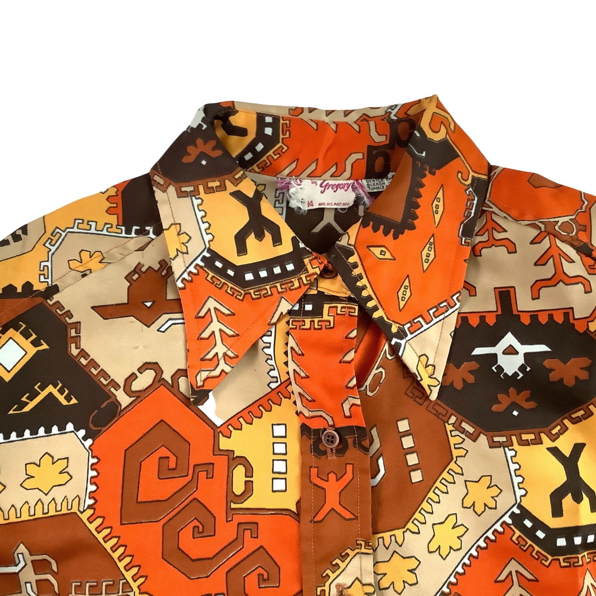 Funky Vintage 1950s Shirt - Rockabilly Western Style