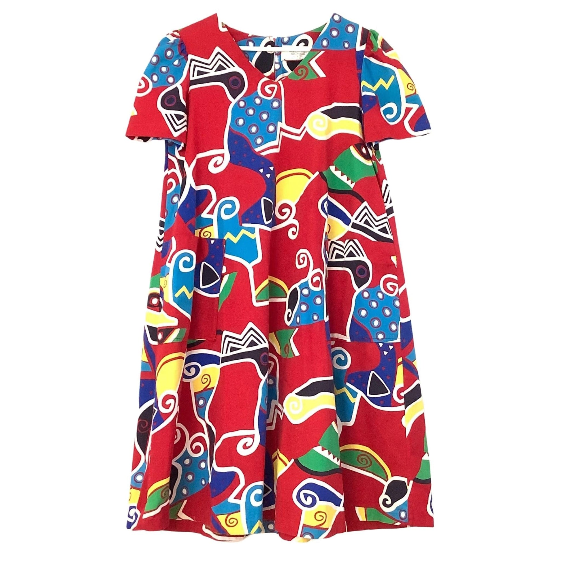 David Brown Muumuu Dress 1990s David Brown Muumuu Dress 1990s