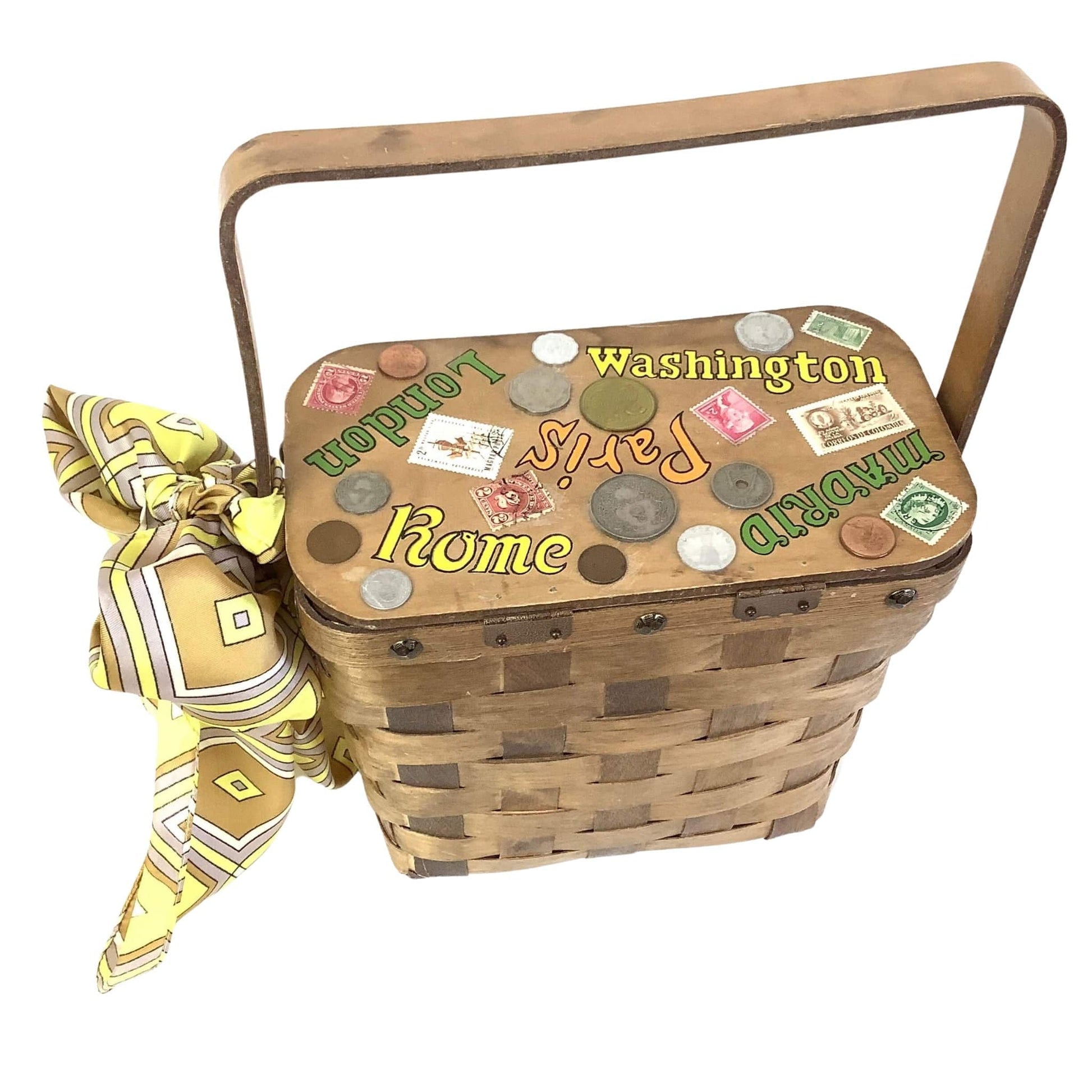 Gary Gail Dallas  Basket Bag