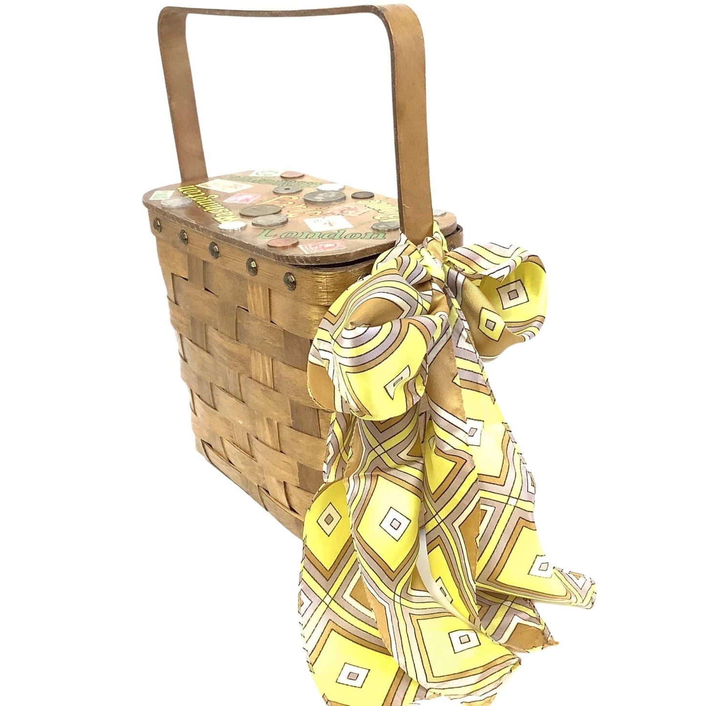 Gary Gail Dallas  Basket Bag