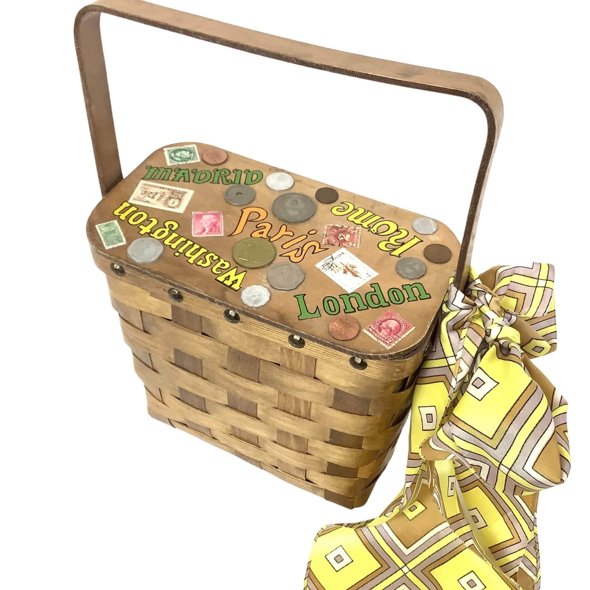 Gary Gail Dallas  Basket Bag