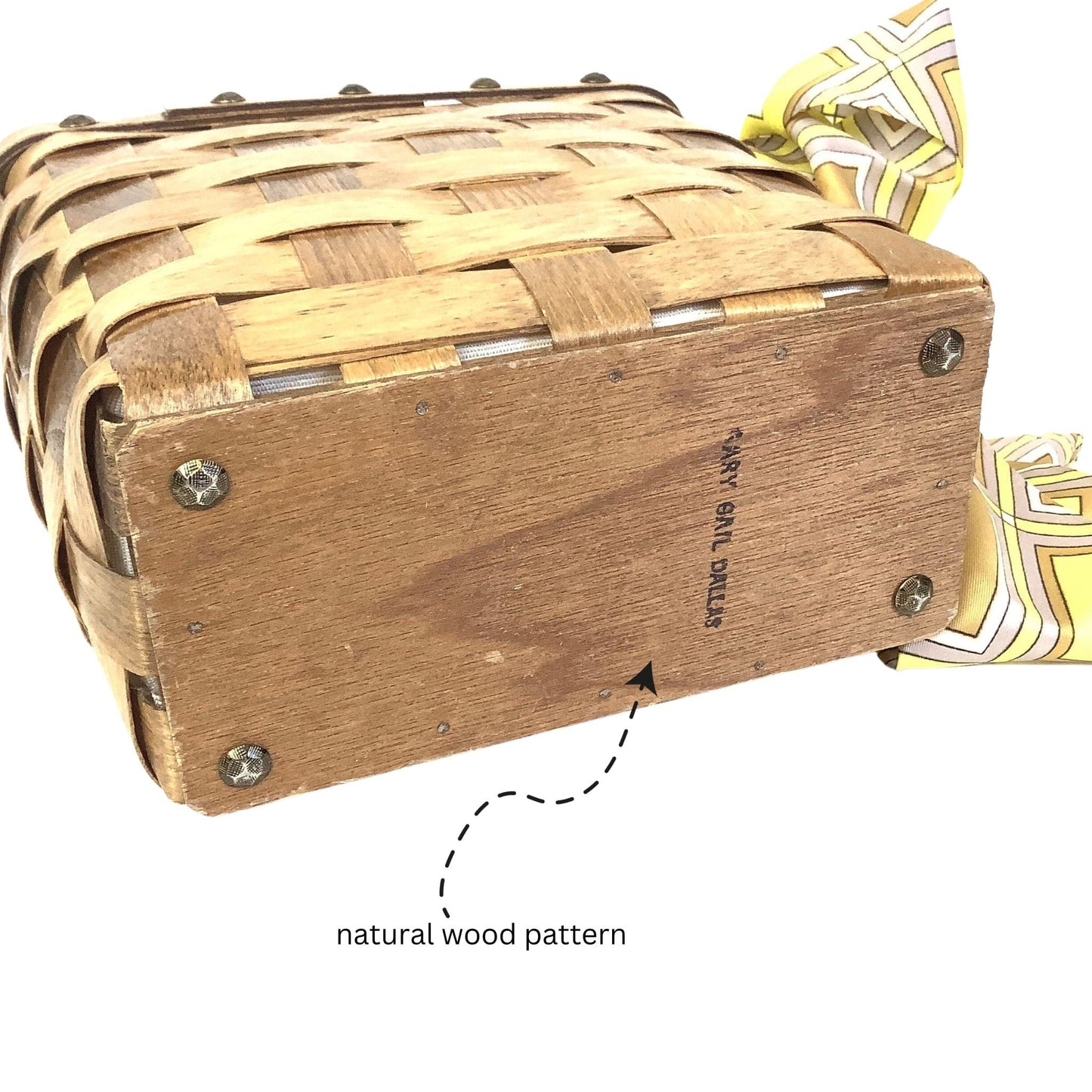 Gary Gail Dallas  Basket Bag