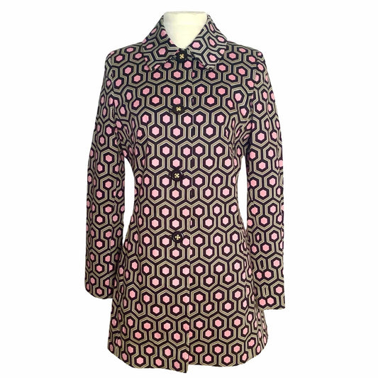 Geometric Cotton Coat