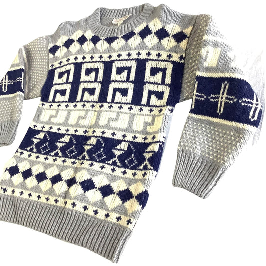 Geometric Wool Sweater