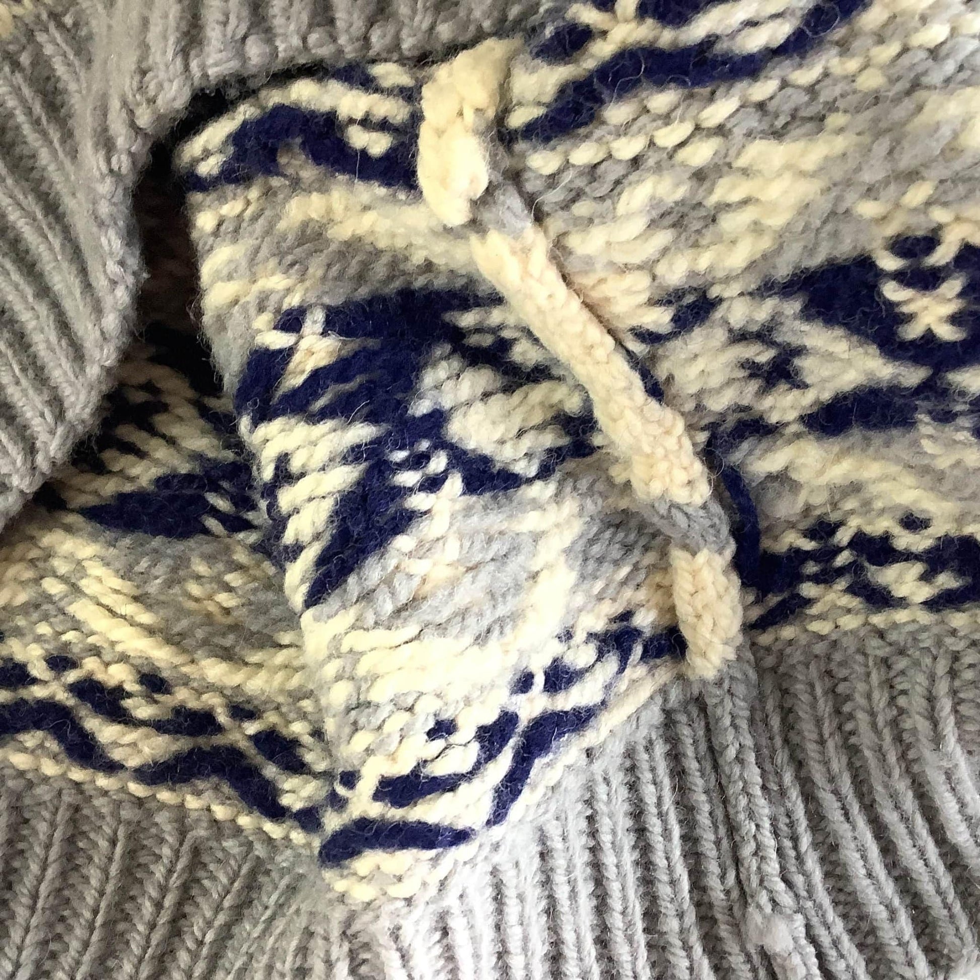 Geometric Wool Sweater