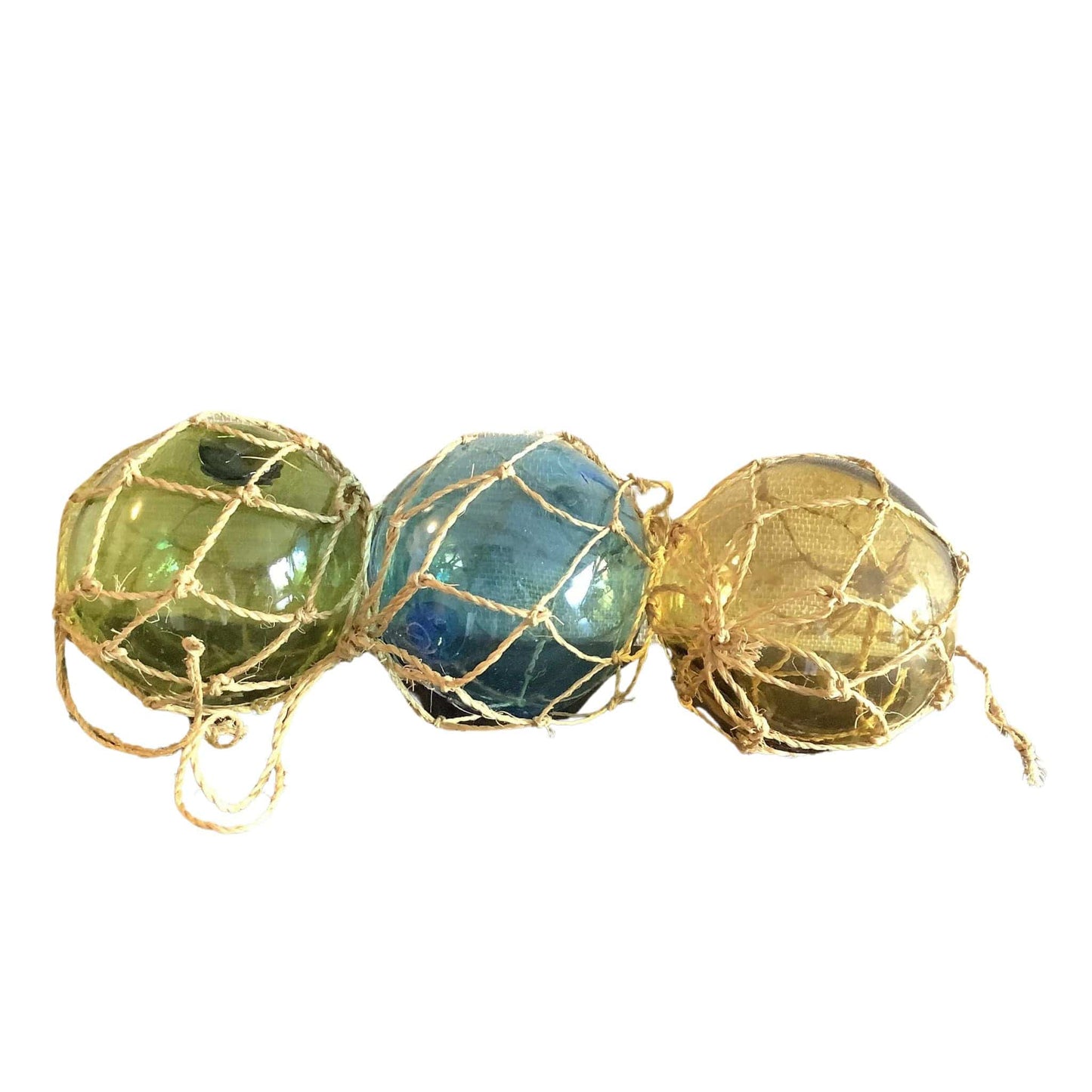Glass Fishing Floats Trio