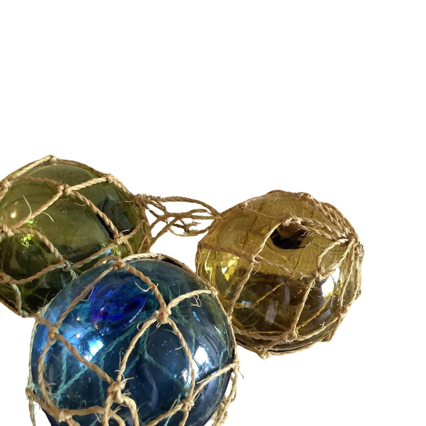 Glass Fishing Floats Trio