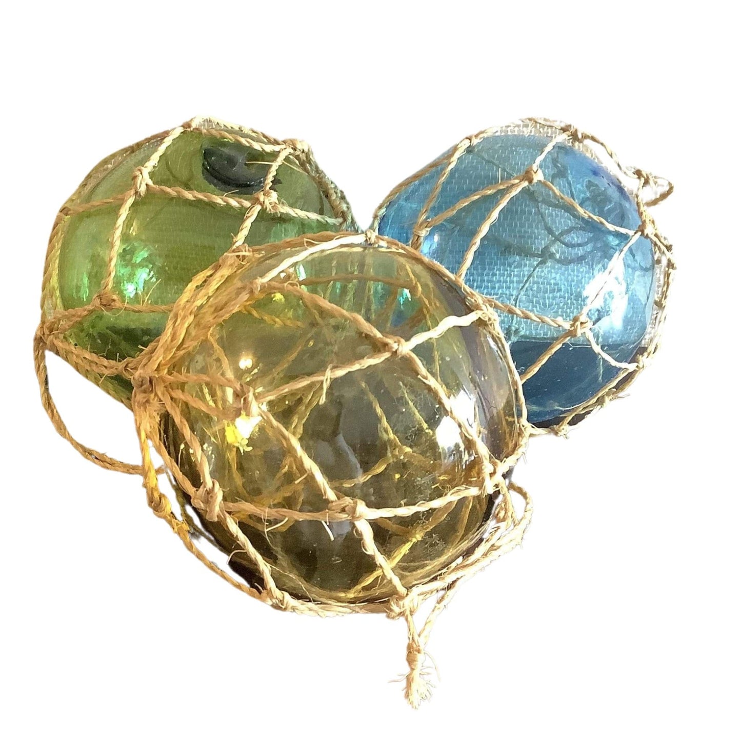 Glass Fishing Floats Trio