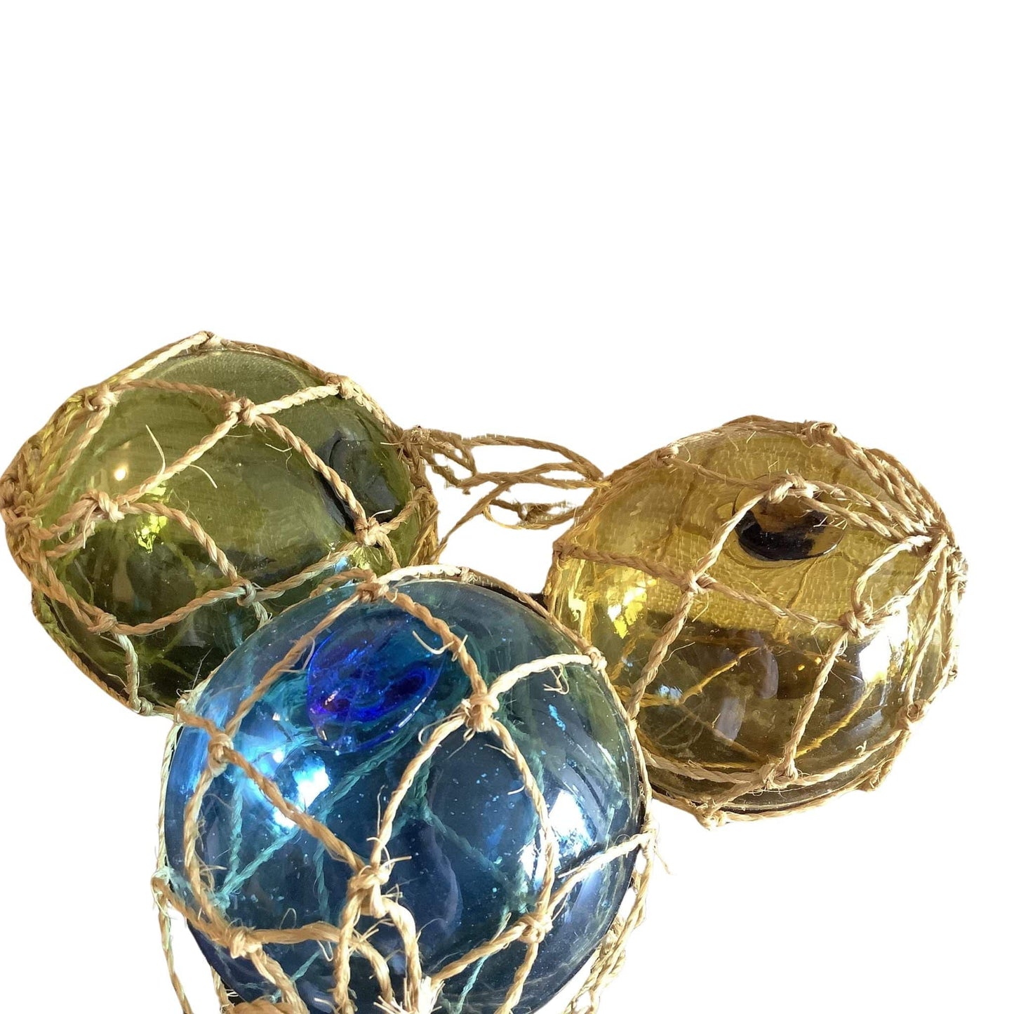 Glass Fishing Floats Trio