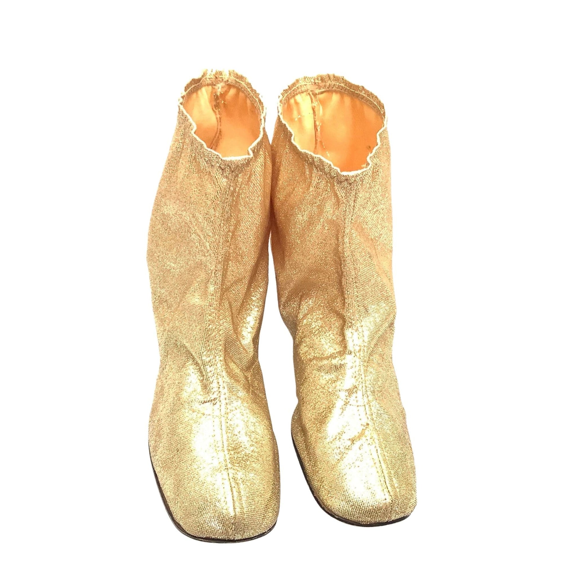 Gold Lurex Booties
