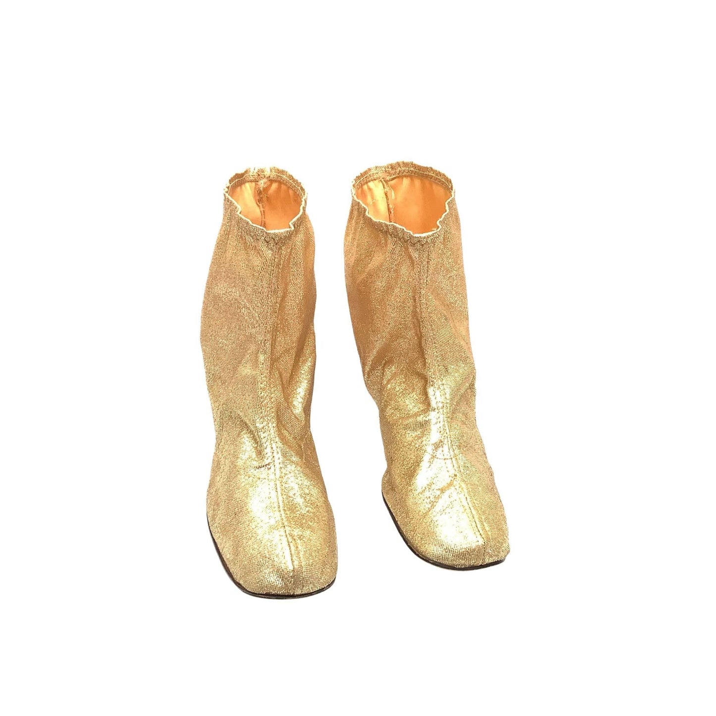 Gold Lurex Booties