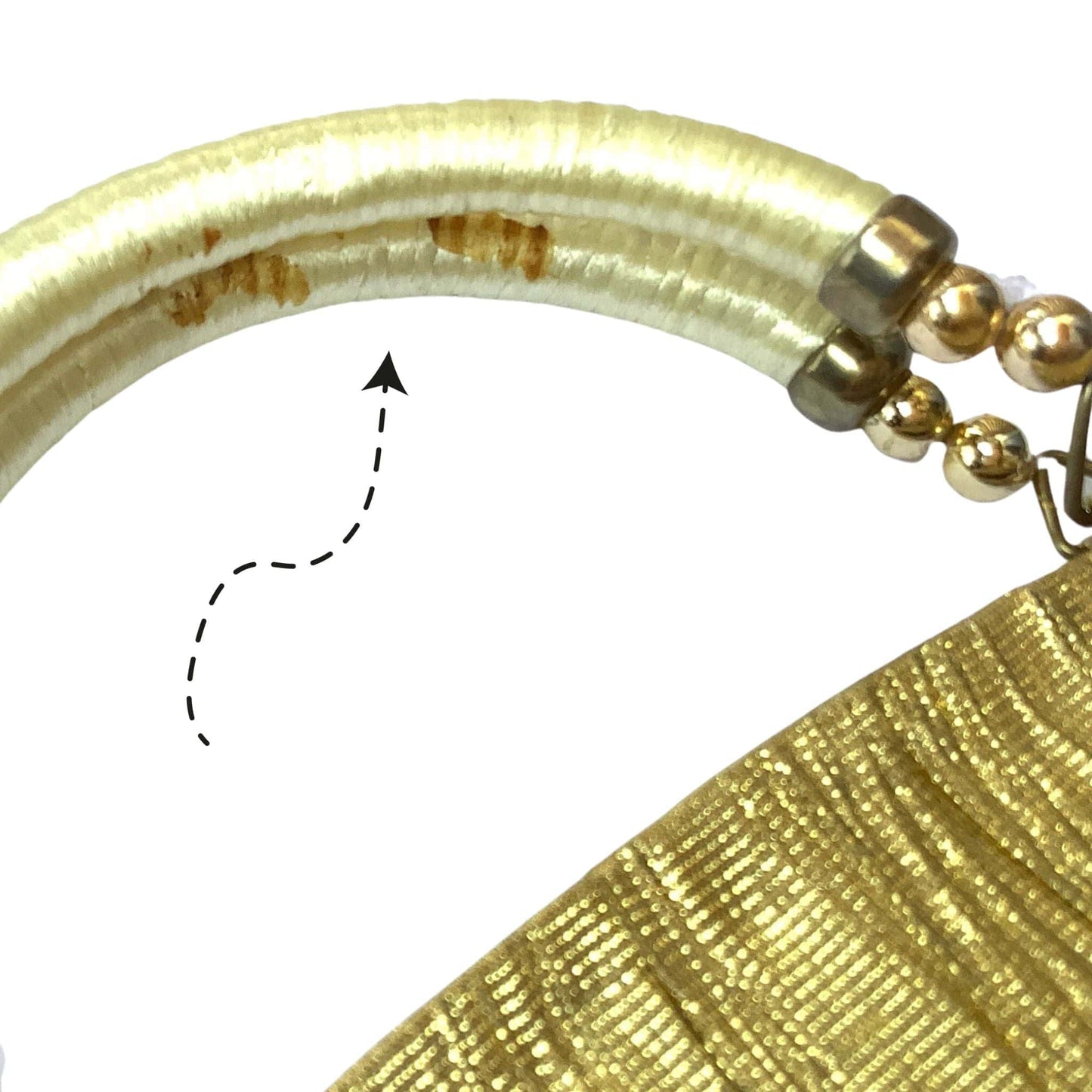 Gold Lurex Costume Purse