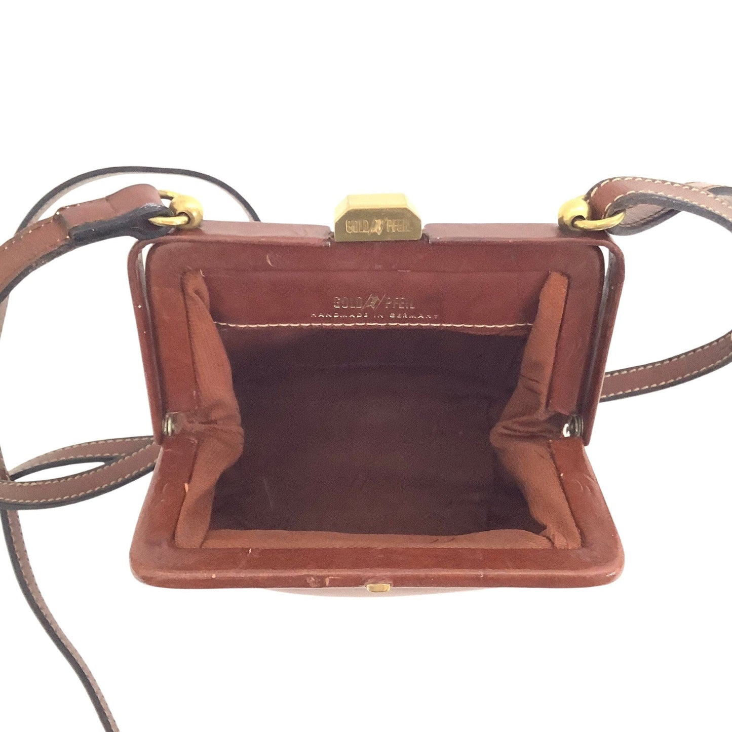 Gold Pfeil Crossbody Bag