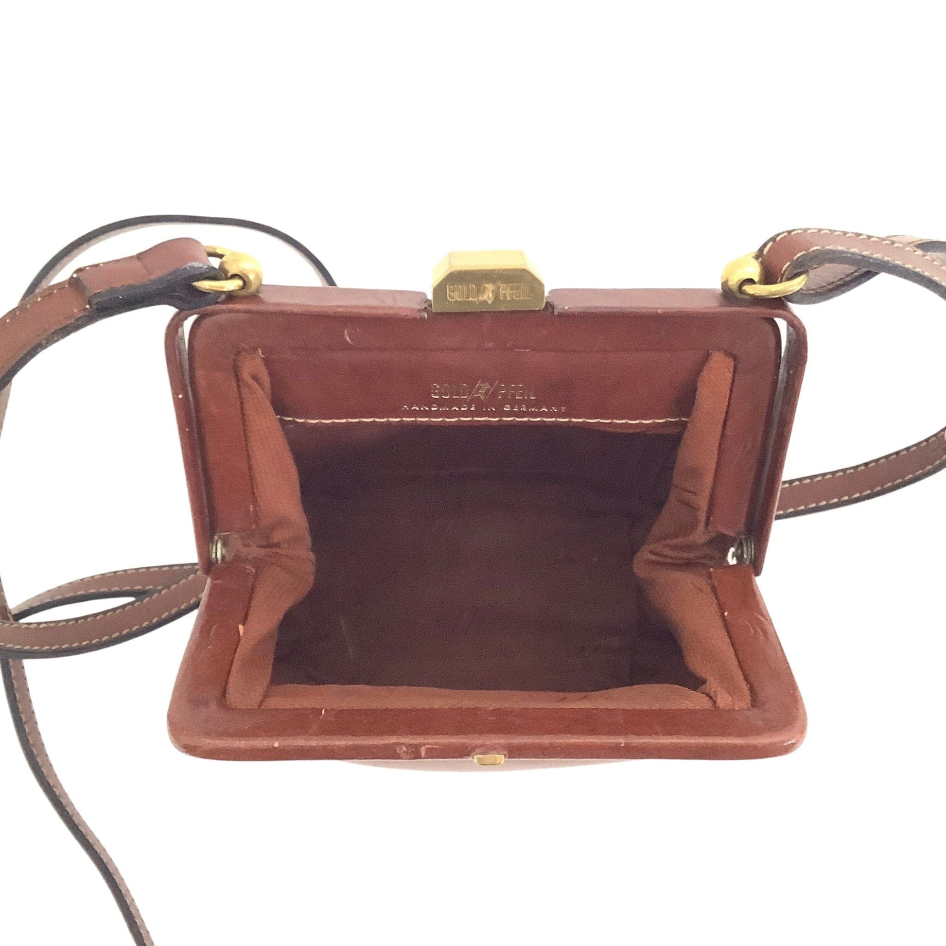 Gold Pfeil Crossbody Bag