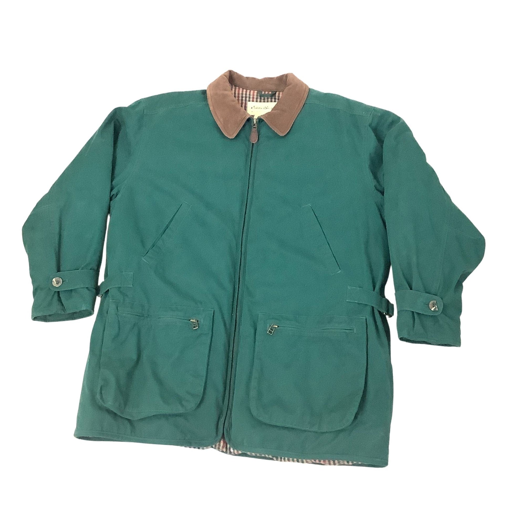 Goose Down Barn Jacket Large / Green / Vintage 1990s