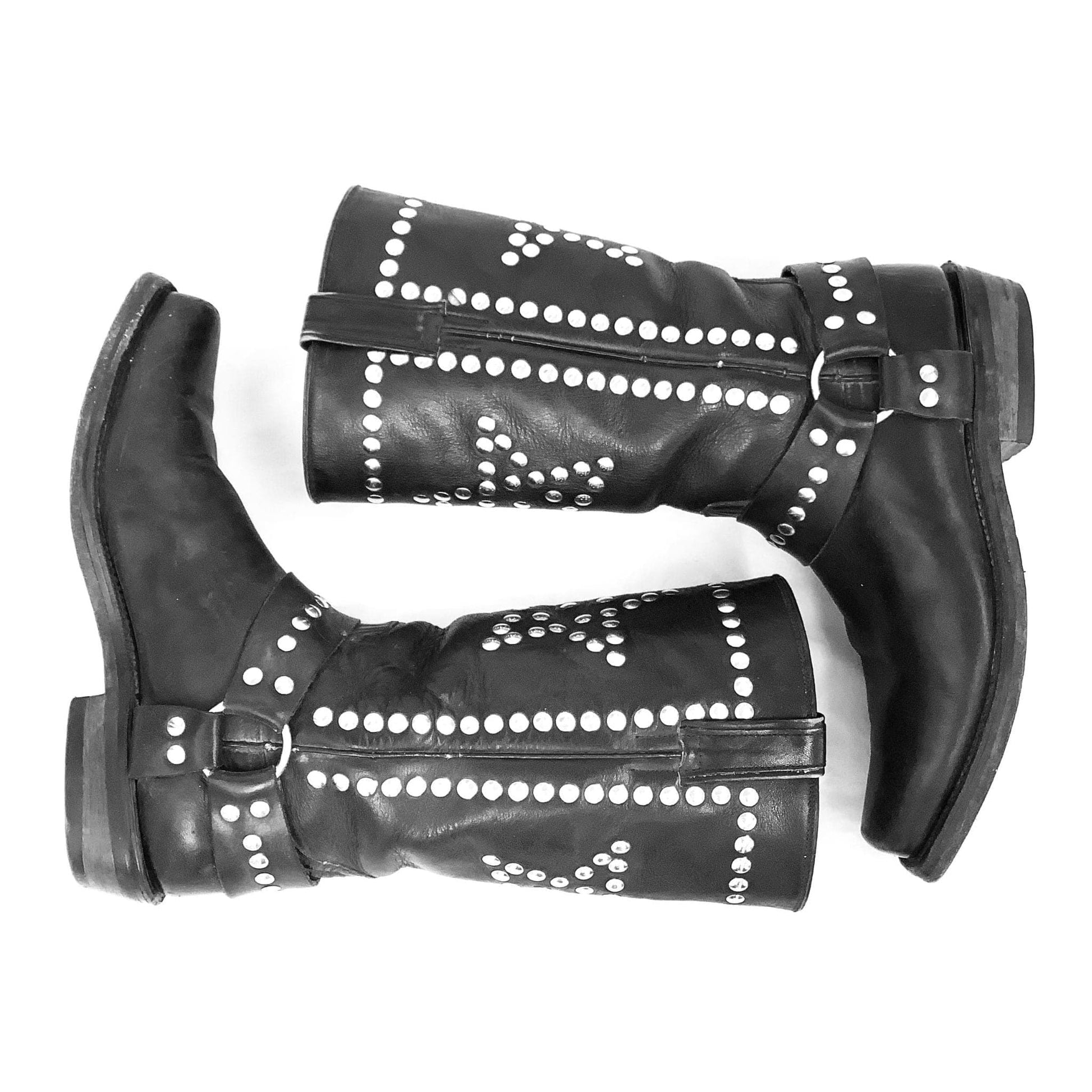Goth Motorcycle Boots