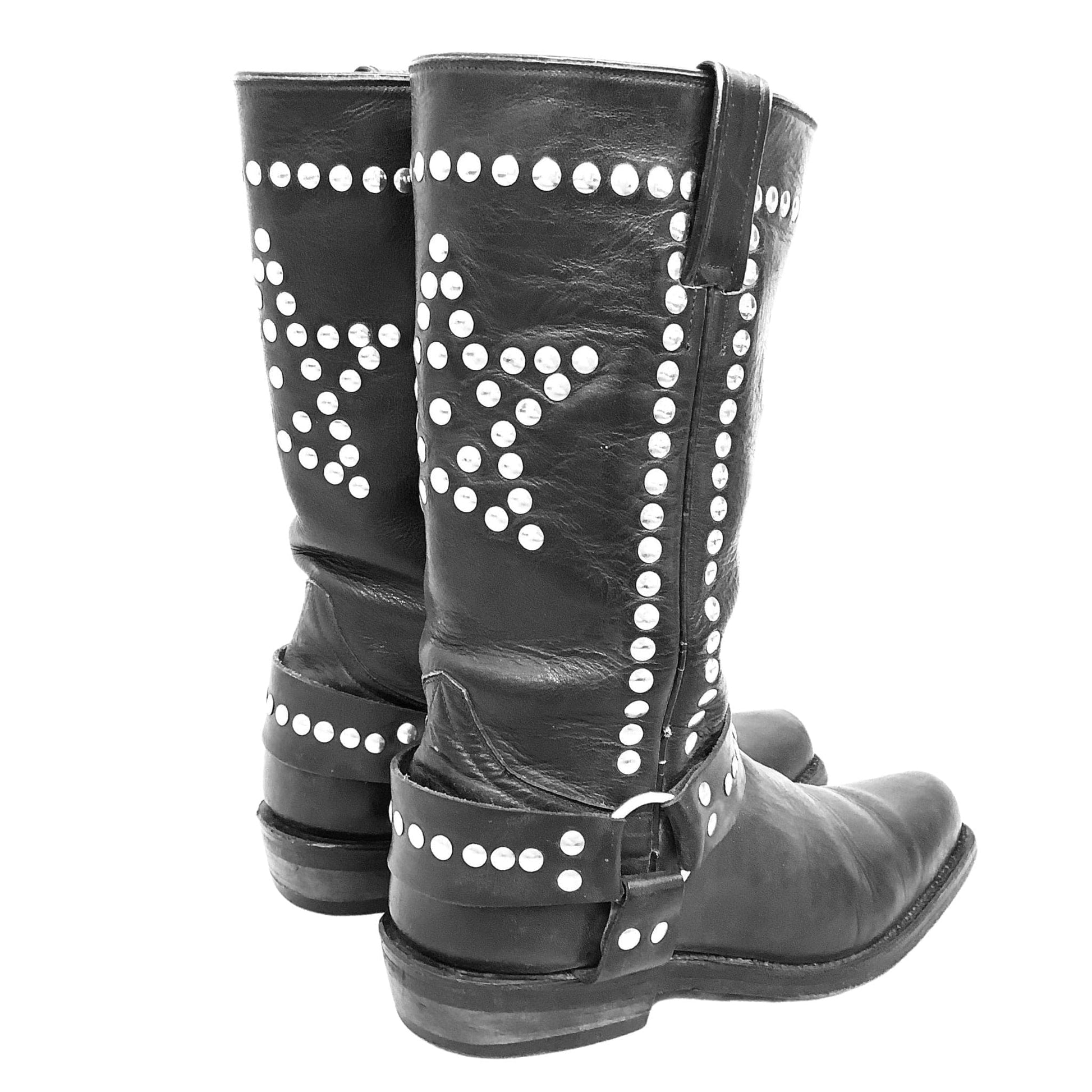 Goth Motorcycle Boots
