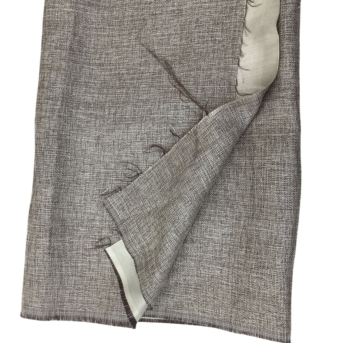 Metallic Gray Fabric Remnant Y2K