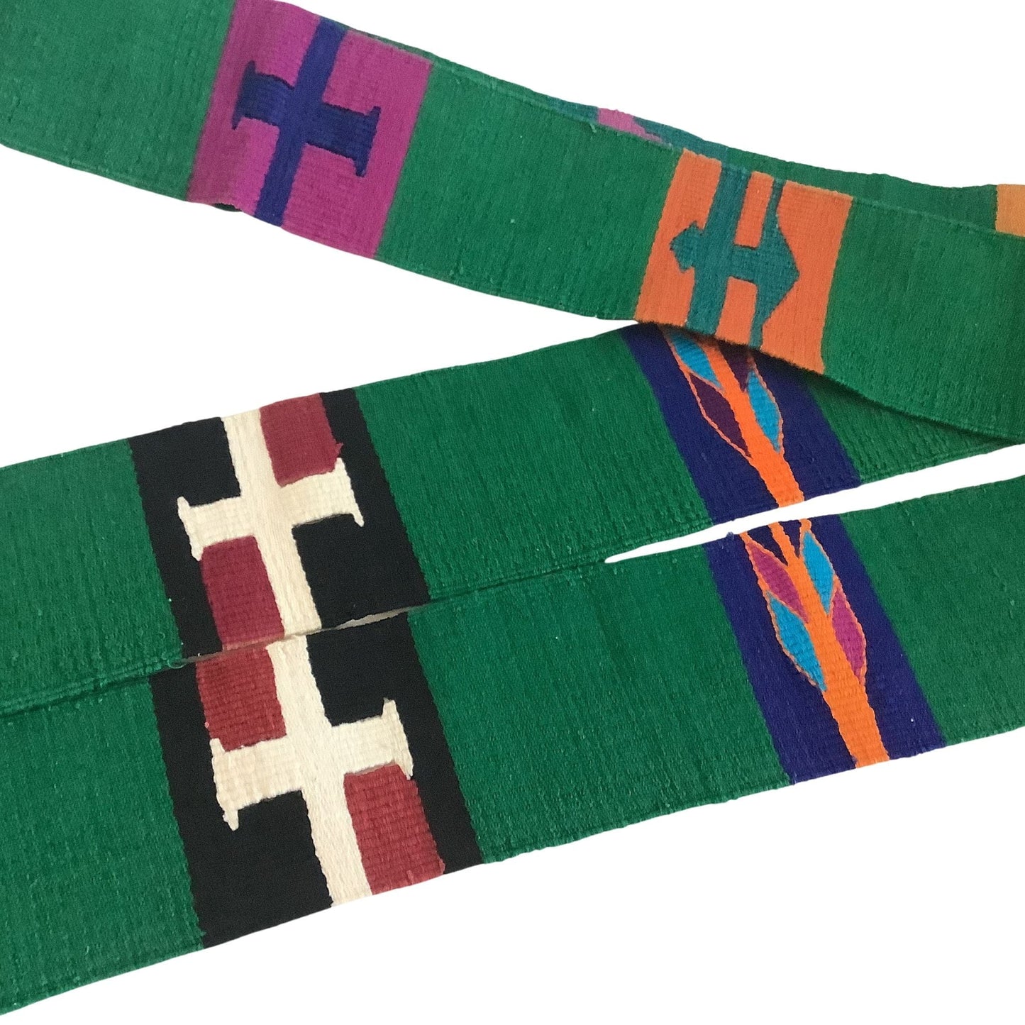 Green Ethnic Faja Belt